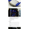 Racing Fashion LED Chrome Digital Uhr