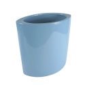 39-40cm großer schmaler Keramik-Blumentopf blau Jol 36-38 cm breit. 39-40 cm hoch, 18-20 cm Tief