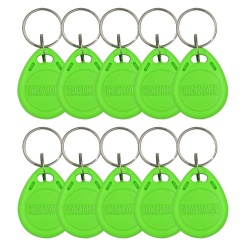 100 x RFID TAG Transponder Chipschlüssel EM, 125KHz, blau oder grün Cute, AndreSi