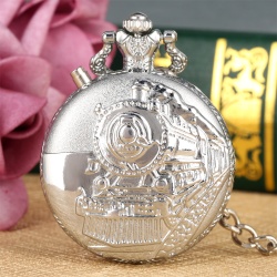 Hogwarts Express Luxus LED Taschenuhr mit 30cm Gürtel-Kette