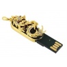 Zauberhafter roter Kristall Drache - 8GB USB Stick 2.0