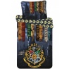 Harry Potter Bettwäsche Wappen Blau - Baumwolle - Kissen 70x90, Bett-Bezug 140x200, Lizenzartikel