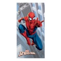 Spider-Man City Badetuch, Strandtuch 70x137, (Fast Dry)