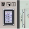 K7612 Türöffner Metall Access Control inkl. 10 stücke RFID EM4100 Schlüsselanhänger