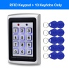 K7612 Türöffner Metall Access Control inkl. 10 stücke RFID EM4100 Schlüsselanhänger