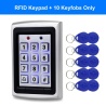 K7612 Multifunktionelles Access Control Pad inkl. 10 stücke RFID EM4100 Schlüsselanhänger