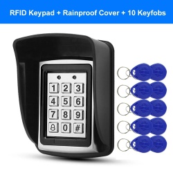 K7612 Multifunktionelles Access Control Pad inkl. 10 stücke RFID EM4100 Schlüsselanhänger