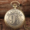 Hogwarts Pocket Watch Dumbledors Army with Belt Clip and Chain