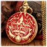 Luxus Hogwarts Logo H.Potter Taschenuhr mehrfarbig mit 70cm Kette