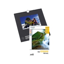 Your Design Foto-Bastelkalender, schwarz, 23 x 24 cm inkl. 50x Fotopapier