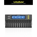 Ladegerät Li-Ionen Akkus 4.2v Liitokala Lii-S12 mit Farb-LCD (4,35v)3,7 3,2 1,2v li-ion v lifepo4 NMR nimh/cd D AA AAA 9v Block