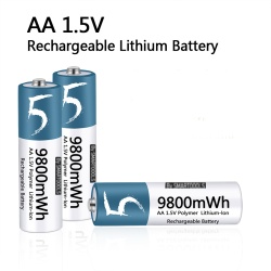 1-4x 1.5V AA Akku lithium-ionen Battery 4000_9800mWh 2000x ladb.m.4,2V Ladegerät