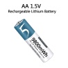 1.5V USB AA li-ion Battery 3500mWh 100% capacität 1200x mal wieder aufladbar