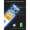 1.5V USB AA li-ion Battery 3500mWh 100% capacität 1200x mal wieder aufladbar