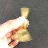 Schnatz Kreisel Spinner Drehkreisel goldfarben 8,2cm