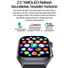 2026 Smartwatch HD+ Gesundheit Sport iOS Android AMOLED Blutzucker Harn.EGK uvvm