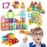 Magnetische Bausteine Mini Größe Magnet Kinder Spielzeug für Jungen und Mädchen mit 64 Bausteinen 3,9cm