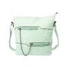 Edle Casual Umhängetasche mit Zierketten 27x29x11 cm dariya ® Design Hellgrün