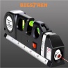Laser-Wasserwaage mit Maßband/Rolllineal 250 cm von Bigstren