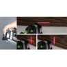 Laser-Wasserwaage mit Maßband/Rolllineal 250 cm von Bigstren