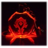 World of Warcraft - Wappen der Allianz - Schl?sselanh?nger aus Kristallglas mit Farbwechsel-LED