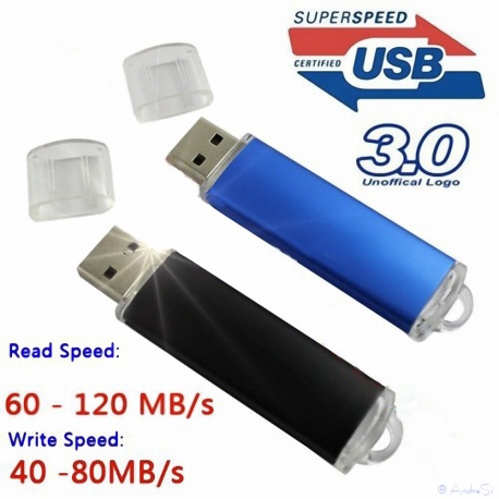 64 GB USB 3.0 Stick blau - Future High Tech