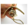 Quidditch Halskette mit 3D Schnatz (Snitch) - vergoldet und schattiert