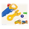 Cartoon Spielzeugwerkzeugsets mit lustigen Werkzeugen