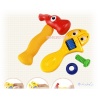 Cartoon Spielzeugwerkzeugsets mit lustigen Werkzeugen