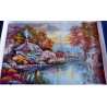 Thomas Kinkade's Gem?lde "Nanette's Cottage" handgemalte Replik des Original's