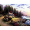 Thomas Kinkade's Gem?lde "Nanette's Cottage" handgemalte Replik des Original's