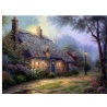 Kinkade's Gem?lde "Quiet Gardene" handgemalte Replik des Original's