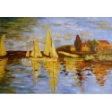 Claude Monet Öl Gemälde "The Regatta at Argenteuil" handgemalte Replik des Original's