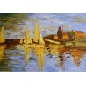 Claude Monet ?l Gem?lde "Regatta" handgemalte Replik des Original's