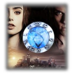 City of Bones - Chroniken der Unterwelt - Rune des Engels Raziel - Anh?nger "himmlische Macht" - Vintage Rune Angelic Power