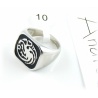 Targaryen Drachen Ring - hartversilbert, in drei Gr??en - Daenerys's Dragons Ring - G.o.Thrones Fashion