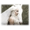Targaryen Drachenbrosche - gro? - hartversilbert & schattiert - Daenerys's Dragon (Wolf) Brooch - G.o.T, Fashion