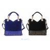 female bag rivet package stitching flannel bag shoulder bag fashion handbag