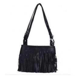 Fringe women's shoulder bag leather handbag